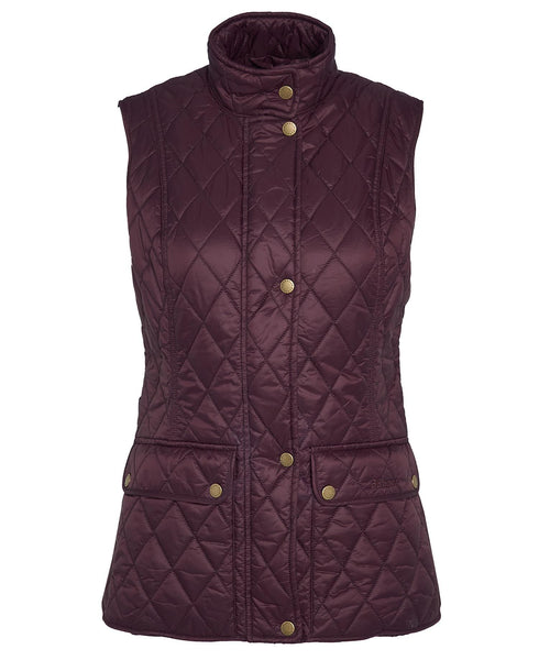 Barbour -  Womens Otterburn Gilet - Black Cherry