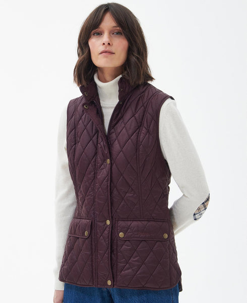 Barbour -  Womens Otterburn Gilet - Black Cherry