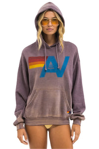 Aviator Nation - Vintage Logo - Pullover Hoodie Relaxed - Mocha