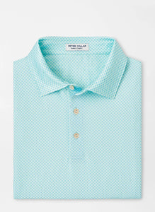 Peter Millar - Circle Geo Performance Jersey Polo - SEAGLASS