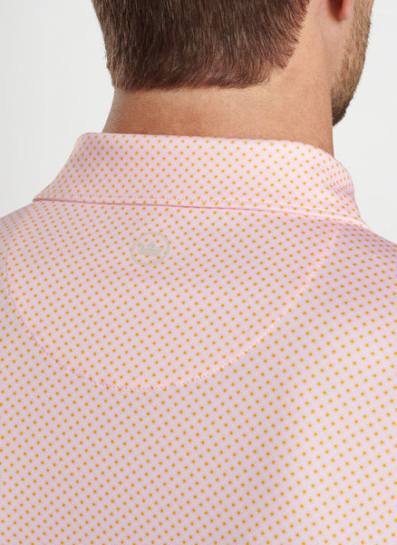 Peter Millar -  Circle Geo Jersey Polo - Palmer Pink