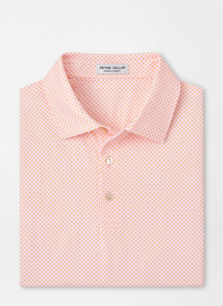 Peter Millar -  Circle Geo Jersey Polo - Palmer Pink