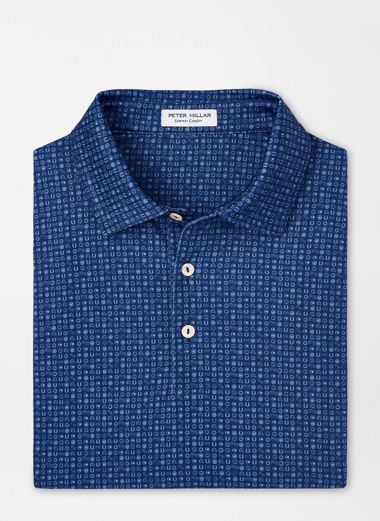 Peter Millar - Take A Chance Jersey Polo - Cottage Blue