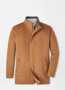 Peter Millar- Crown Flex Fleece City Coat- Hazelwood