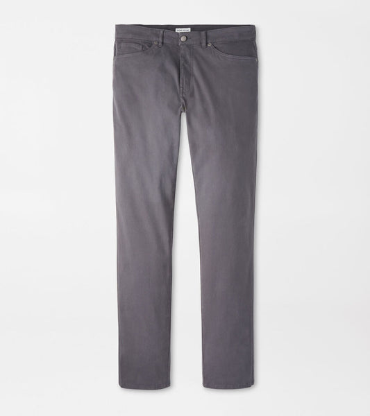 Peter Millar -  Signature Sateen Five-Pocket Pant - Iridium