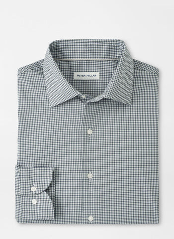 Peter Millar - Jackson Crown Lite Cotton - Stretch Sport Shirt - Deep Verdent