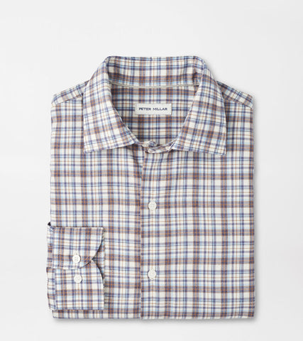 Peter Millar -  Waynesville Performance Flannel Sport Shirt - Winter Ivory