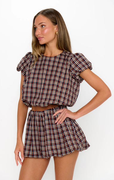 Show Me Your Mumu - Highland Set - Saddle Plaid