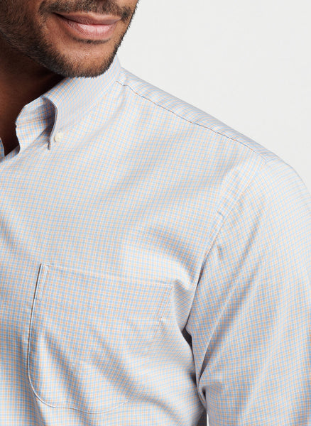 Peter Millar - Mens Winthrop Crown Lite Cotton-Stretch - CBLU