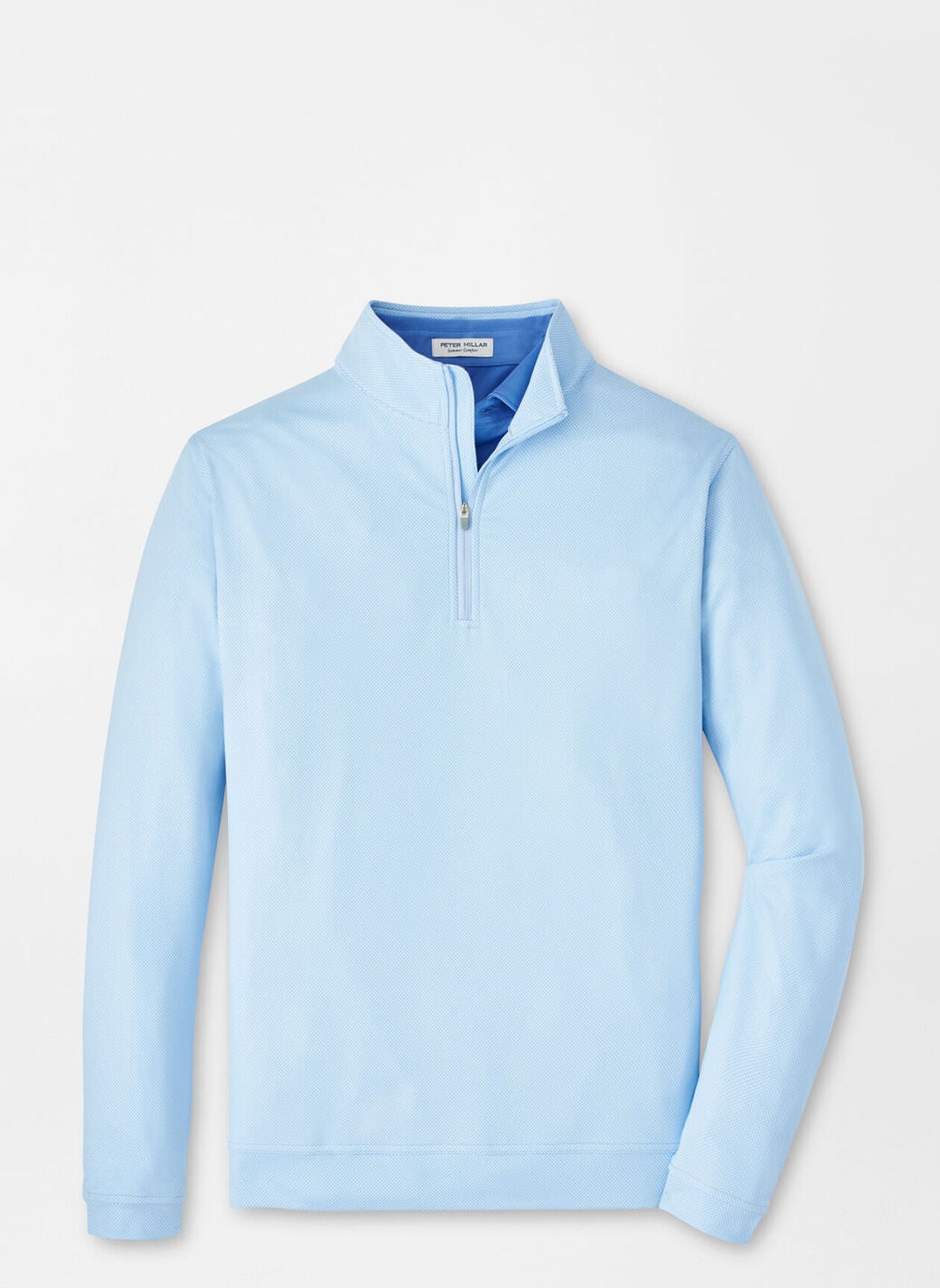 Peter Millar - Perth Birdseye Performance Quarter-Zip - Pale Blue