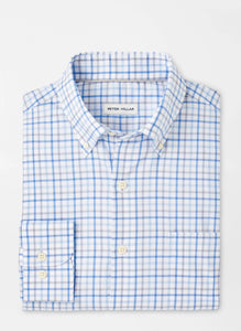 Peter Millar - Calgary Crown Lite Cotton Stretch Sport Shirt - Blue Poppy