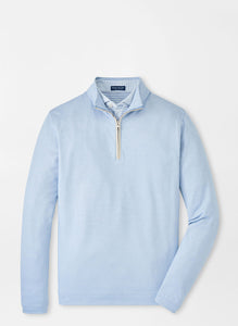 Peter Millar - Albatross Cotton-Blend Pique Quarter-Zip - Angelite