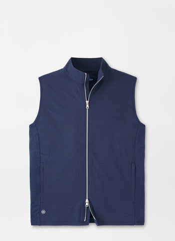 Peter Millar - Solstice Performance Hybrid Full-Zip Vest - Navy