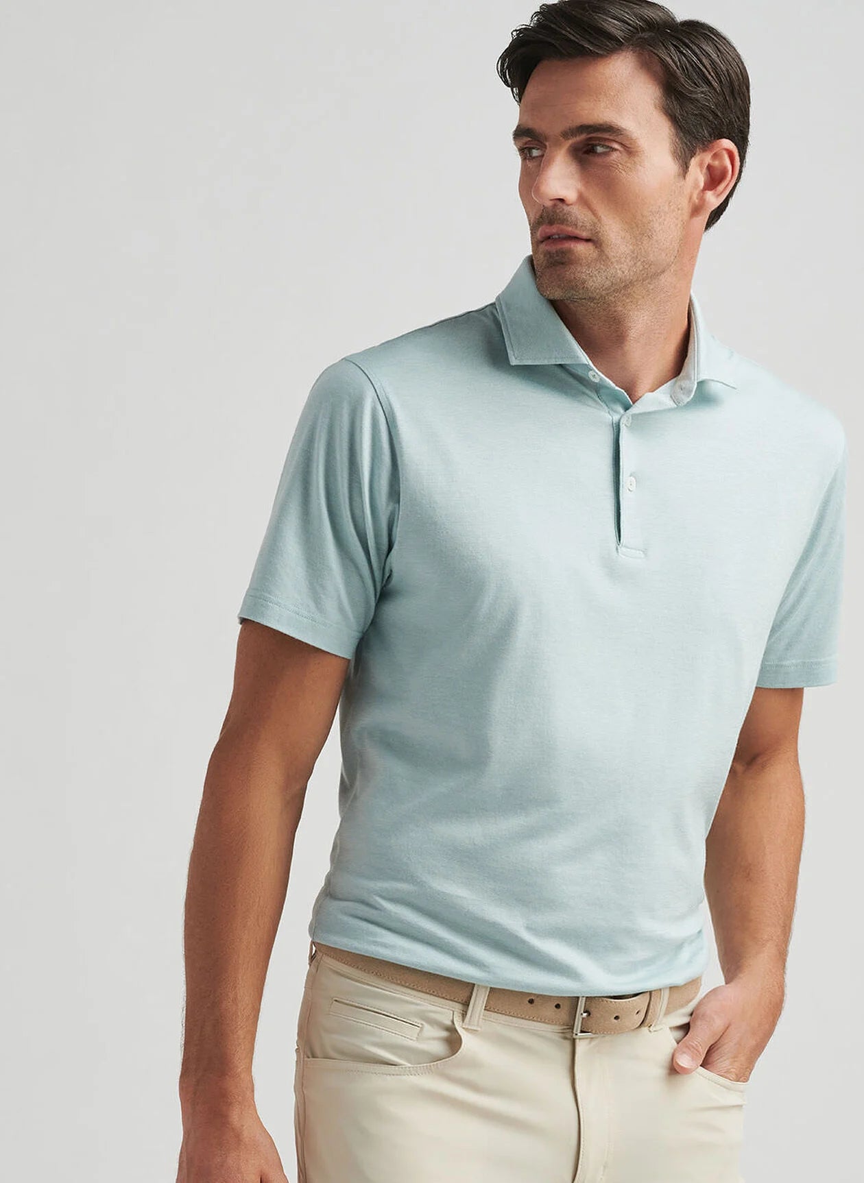 Peter Millar - Excursionist Flex Polo - BLUE SPRUCE