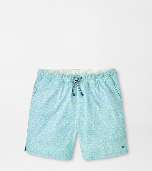 Peter Millar - Tide Lines Swim Trunk - Rainforest