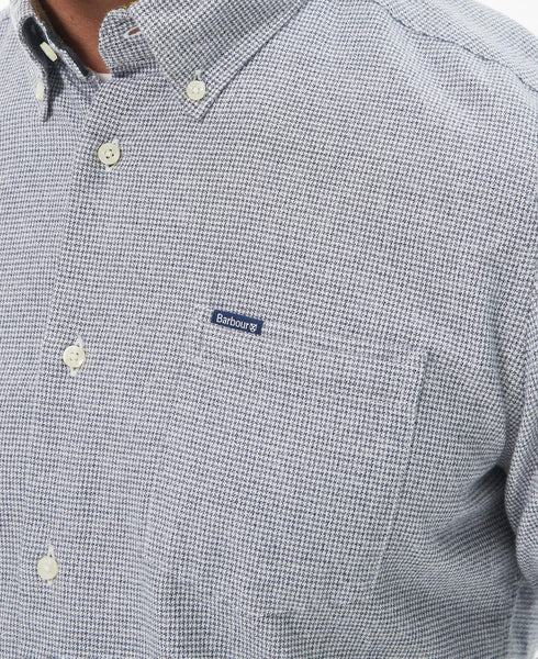 Barbour - Turner Tailored Houndstooth Shirt - Navy