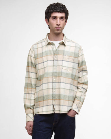 Barbour -Copswell Relaxed Checked Shirt- Stone
