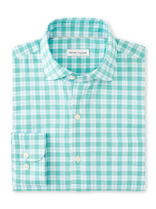 Peter Millar - Morris Crown Lite Cotton-Stretch Sport Shirt - Seaport Blue