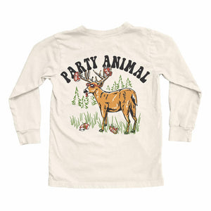 Tiny Whales - Party Animal LS Tee - Natural