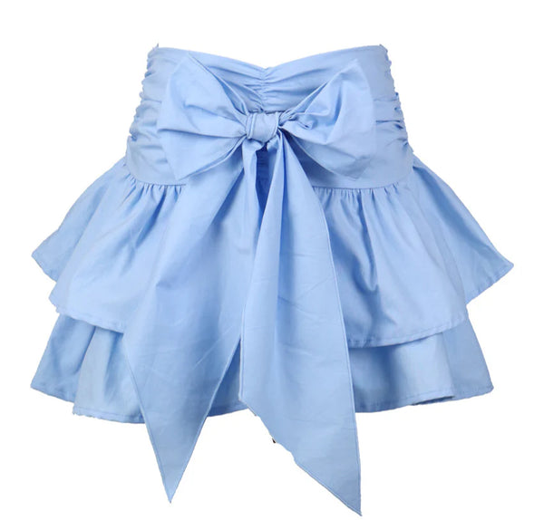 Flowers by Zoe - Blue Bow Bubble Skirt