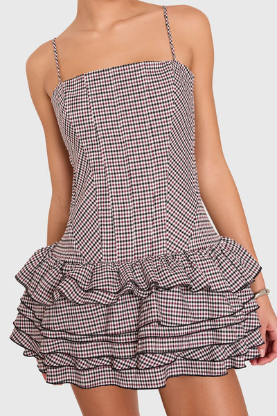 Amanda Uprichard - Lauraline Romper - White Multi