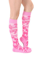 Living Royal Compression Knee High Socks - Pink Camo