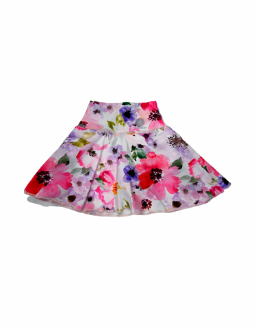 Yoga Baby - Pink Splash Tennis Skirt