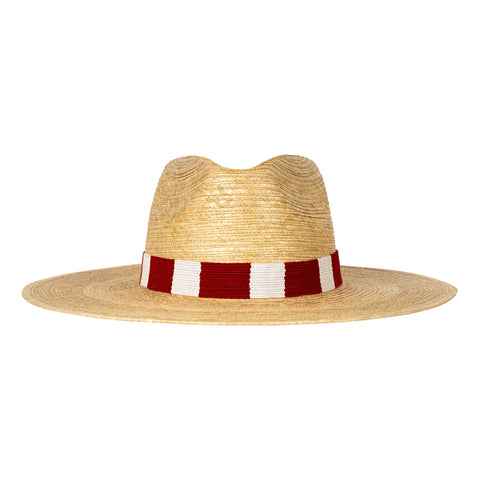 Sunshine Tienda - Maroon Palm Hat