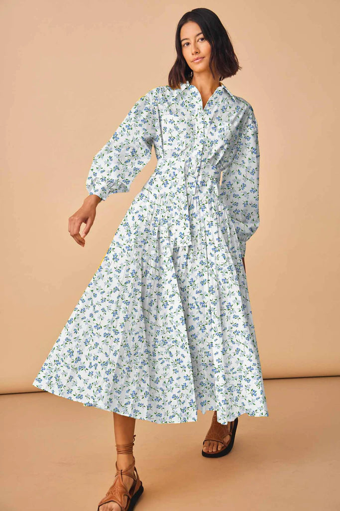 Hunter Bell - Randolph Dress Dewberry Floral Annie Jewel and Charlies Hunter Bell - Randolph Dress Dewberry Floral Annie Jewel and Charlies