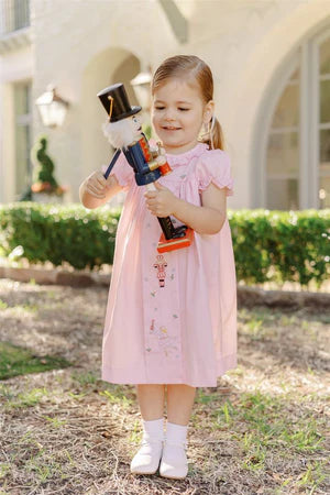 Proper Peony- Nutcracker Ballerina Dress Pink