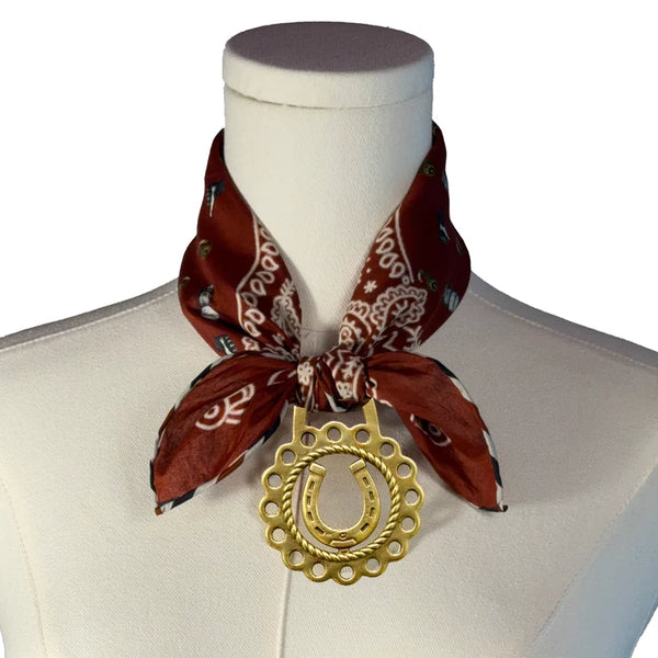 Hampton Road Brass Medallion