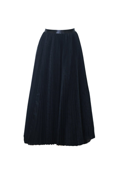 Hutch - Roma - Elastic Waist Full Circle Skirt - Black Tulle