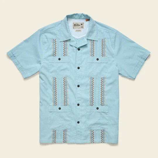 Howler Bros - Guayabera Shirt - Nile Blue