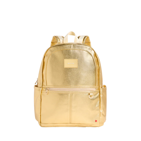 State - Kane Double Pocket Backpack - Gold