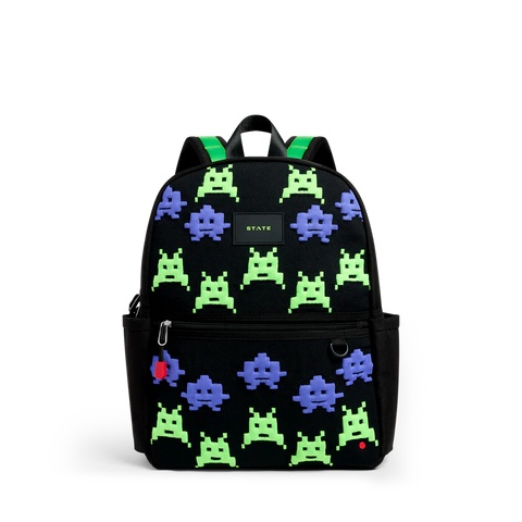 State - Kane Double Pocket Backpack - Space Invaders