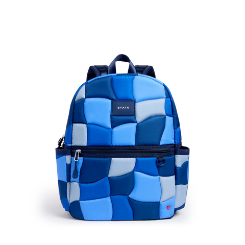 State - Kane Backpack - Blue Puffer Check