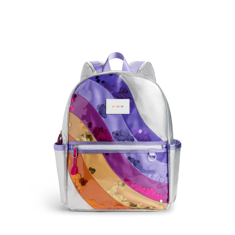 State - Kane Double Pocket Backpack - Sequin Wave