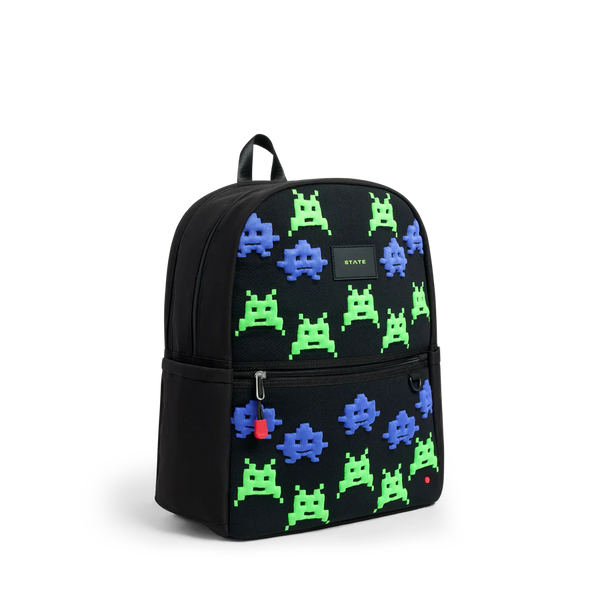 State - Kane Double Pocket Backpack - Space Invaders