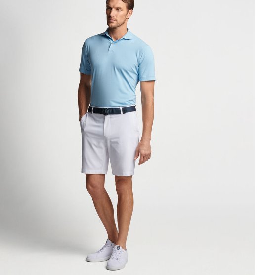 Peter Millar - M's Indigo Performance Jersey Polo Blue Frost