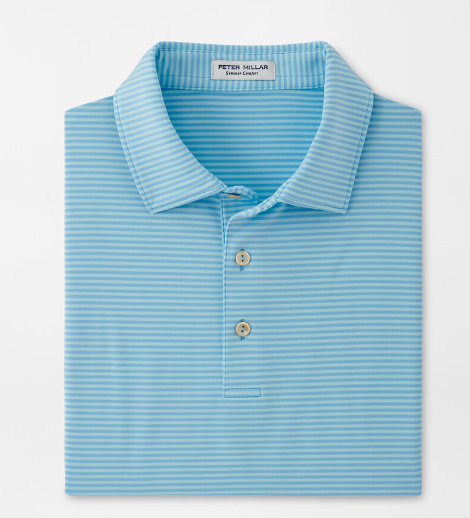 Peter Millar - M's Hales Performance Jersey Polo Seaport Blue