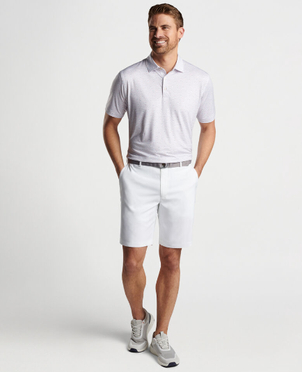 Peter Millar - Still Song Performance Jersey Polo - WHT