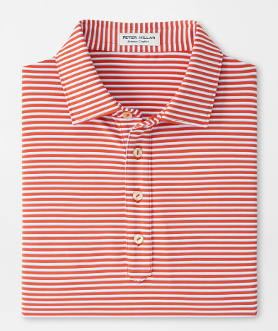 Peter Millar - Joyner Performance Jersey Polo - Burning Sunset