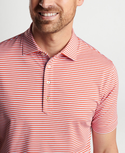 Peter Millar - Joyner Performance Jersey Polo - Burning Sunset