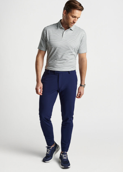 Peter Millar - Albatross Cotton-Blend Performance  Polo - Eucalyptus