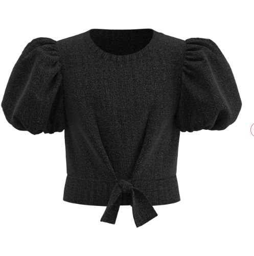 Habitual Girl - Puff Sleeve Sweater