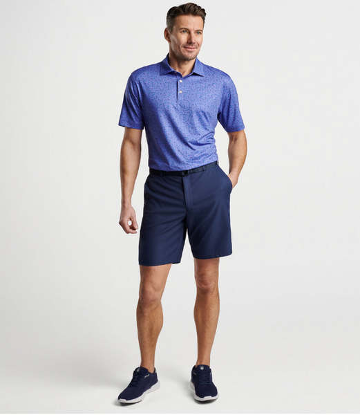 Peter Millar - M's Fairway Free For All Performance Jersey Polo - Purple Rose
