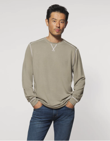 Johnnie O - Archer Crewneck Pullover - Bark