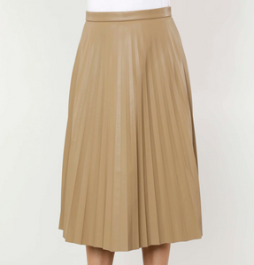 Dolce Cabo - Pleated Skirt - Taupe