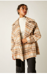 Free People - Highlands Wool Coat - Brown