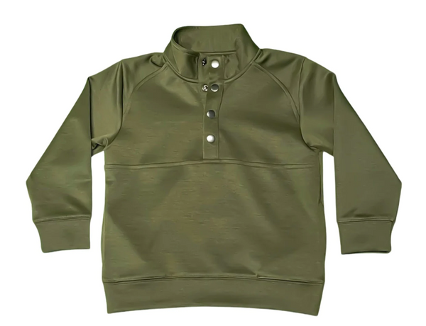 Saltwater Boys Co - Pierce Pullover - Olive